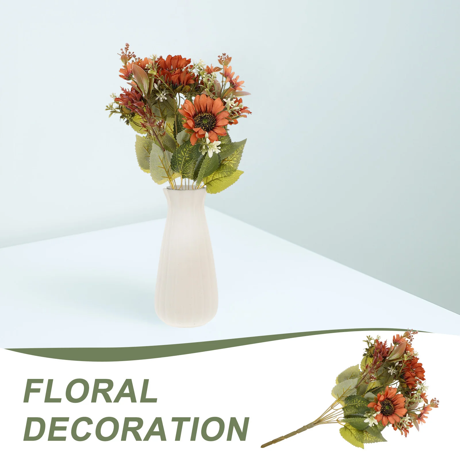 Fake Floral Bouquet Artificial Sunflower Arrangement Decorative Wedding Centerpieces Table Home Office Decor Fake Flower Bouquet
Fake Floral Bouquet Artificial Sunflower Arrangement Decorative Wedding Centerpieces Table Home Office Decor Fake Flower Bouquet