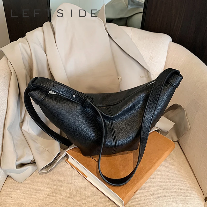 LEFTSIDE Simple Big PU Leather Underarm Bags for Women 2025 Trend Female Shoulder Hobo Crossbody Bag Soft Handbags and Purses
LEFTSIDE Simple Big PU Leather Underarm Bags for Women 2025 Trend Female Shoulder Hobo Crossbody Bag Soft Handbags and Purses