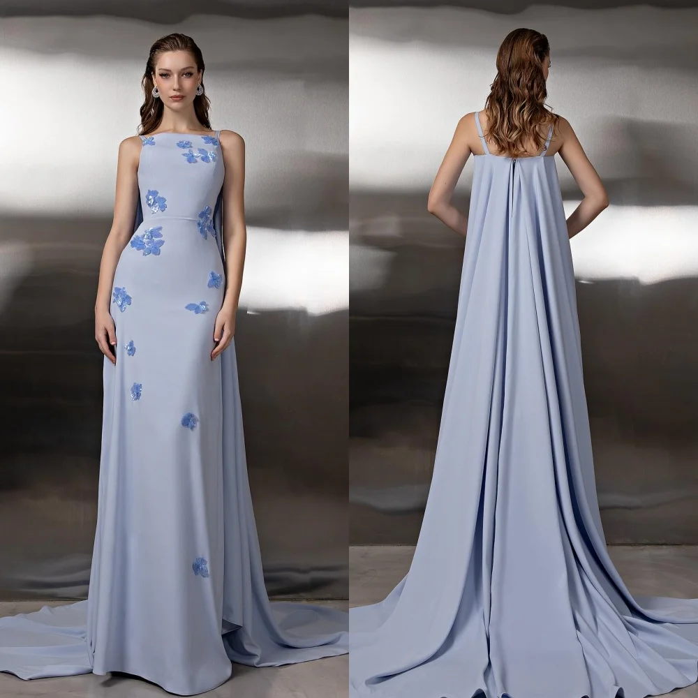 Customized Matching Fashion Jersey Handmade Flower Sequined Straight Square Neck Long Dresses Bespoke Occasion Dresses Elegant
Customized Matching Fashion Jersey Handmade Flower Sequined Straight Square Neck Long Dresses Bespoke Occasion Dresses Elegant