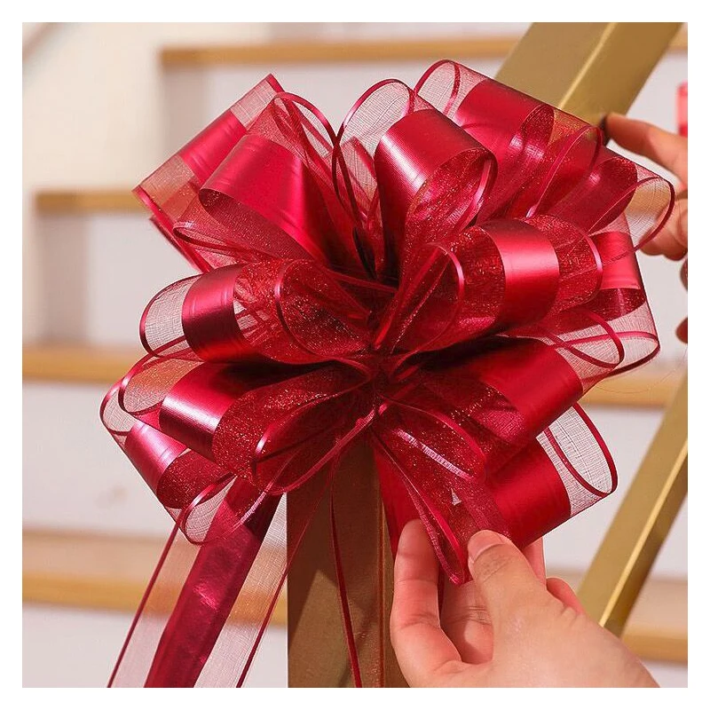 10PCS Snow Yarn Pull Bow Ribbon Big Car Bow for Cars Birthday Festival Presents Gift Decoration Ribbon Wedding Pull Flower
10PCS Snow Yarn Pull Bow Ribbon Big Car Bow for Cars Birthday Festival Presents Gift Decoration Ribbon Wedding Pull Flower