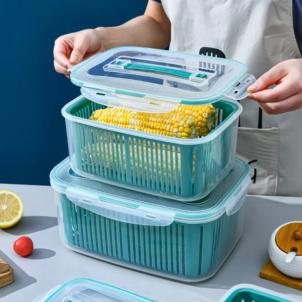 5Pcs Draining PP Material Storage Bins Double Layer Fruit Double Layer Basket Vegetable Washing Strainer Kitchen Gifts
5Pcs Draining PP Material Storage Bins Double Layer Fruit Double Layer Basket Vegetable Washing Strainer Kitchen Gifts