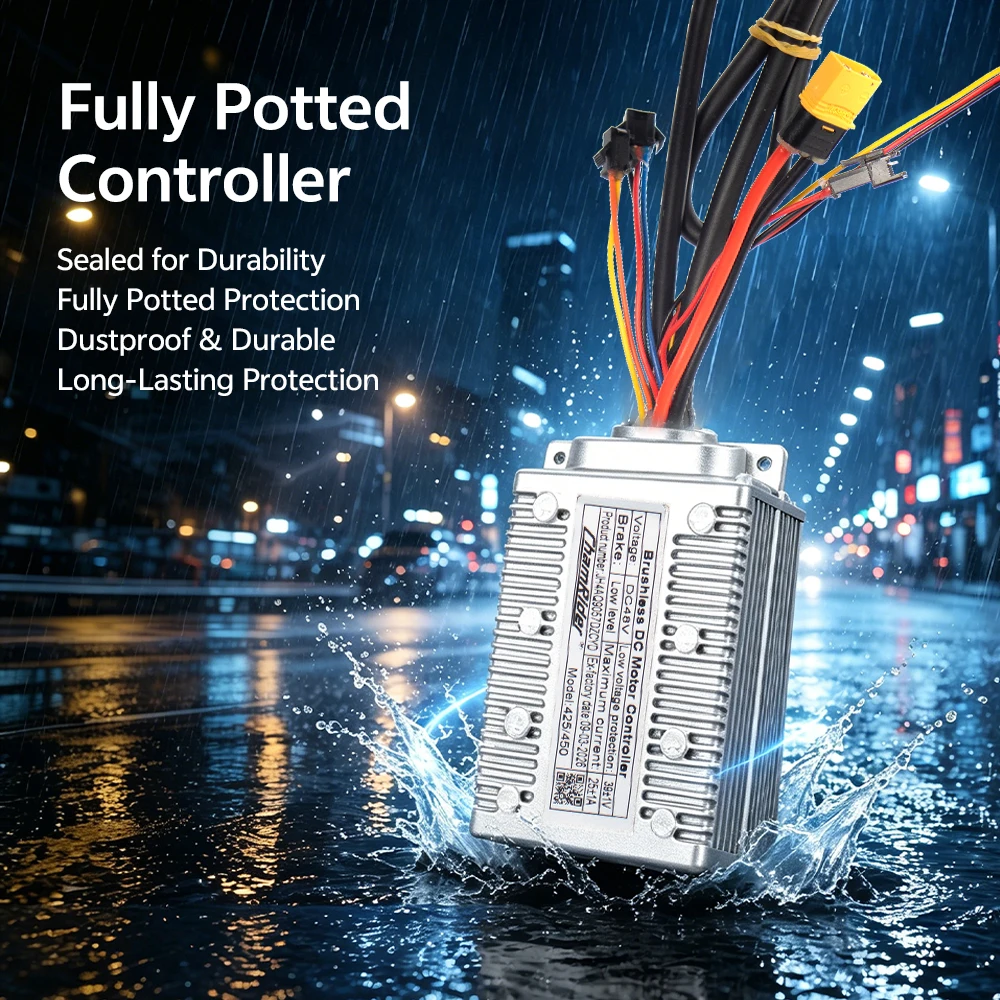 48V 25A Electric Bicycle Controller Kit Fit for 500-750W Motor Brushless EBike Controller Accessories for ChamRider DT450/DTS425
48V 25A Electric Bicycle Controller Kit Fit for 500-750W Motor Brushless EBike Controller Accessories for ChamRider DT450/DTS425