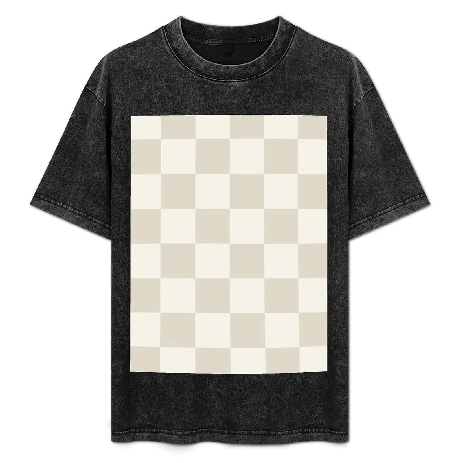 Checkerboard Check Geometric Checked Pattern in Mushroom Beige and Cream T-Shirt summer top oversizeds mens designer clothes
Checkerboard Check Geometric Checked Pattern in Mushroom Beige and Cream T-Shirt summer top oversizeds mens designer clothes