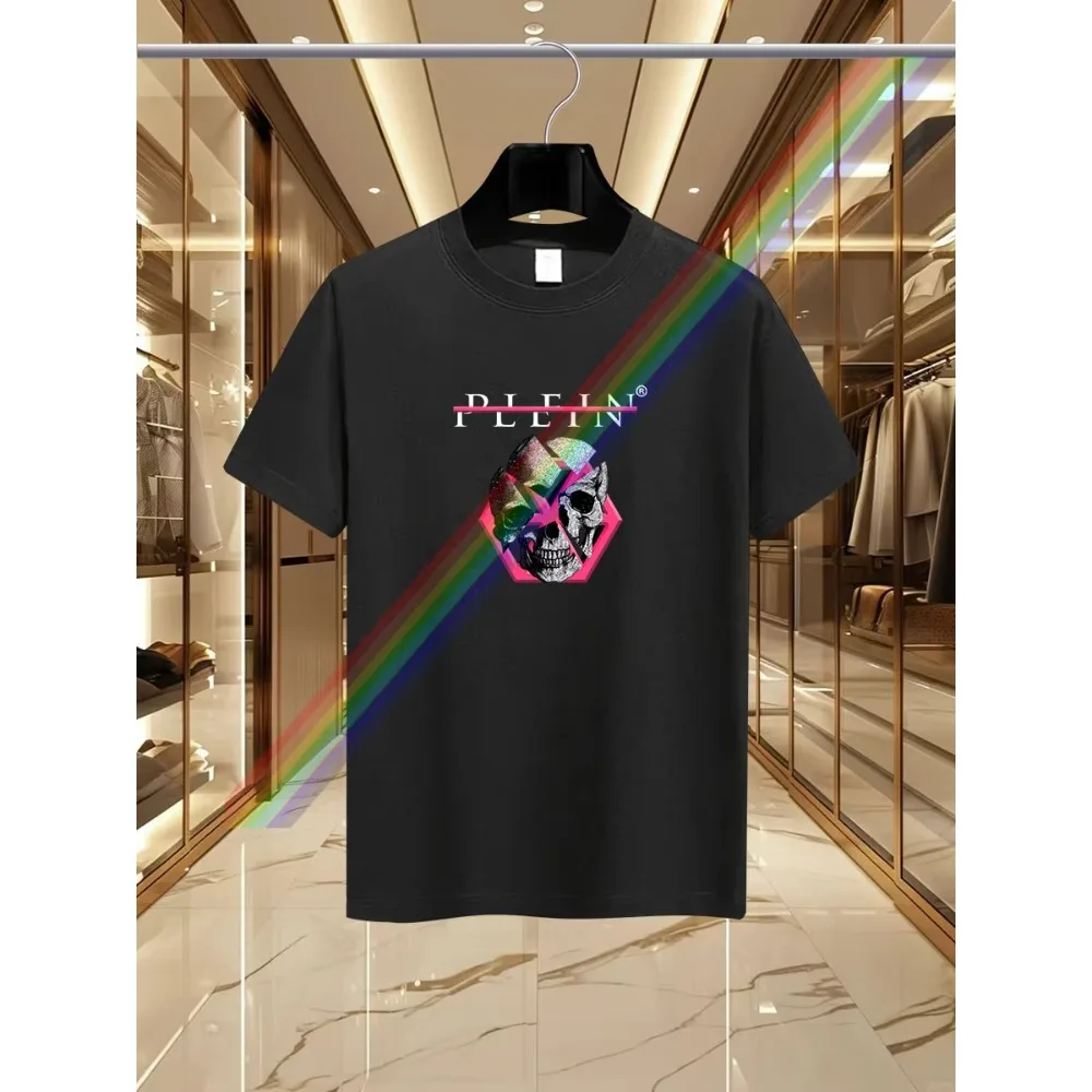 Summer Luxury Fashion P Brand New Skull Print T-shirt 2025 Men's and Women's Pure Cotton Round Neck Casual Fashion Y2K Top
Summer Luxury Fashion P Brand New Skull Print T-shirt 2025 Men's and Women's Pure Cotton Round Neck Casual Fashion Y2K Top