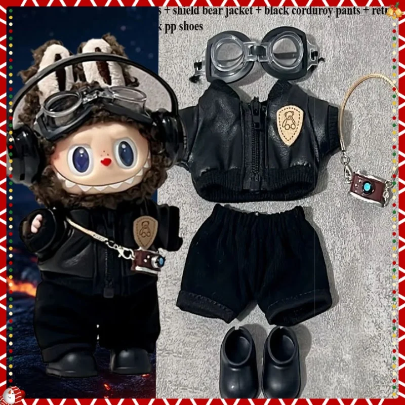 Labubu Clothes 1/2/3 Generations Outfit Set - Cute Kawaii Denim Fashion Doll Wear, Cool Jacket Jeans Set for 17cm Labubu Dolls
Labubu Clothes 1/2/3 Generations Outfit Set - Cute Kawaii Denim Fashion Doll Wear, Cool Jacket Jeans Set for 17cm Labubu Dolls