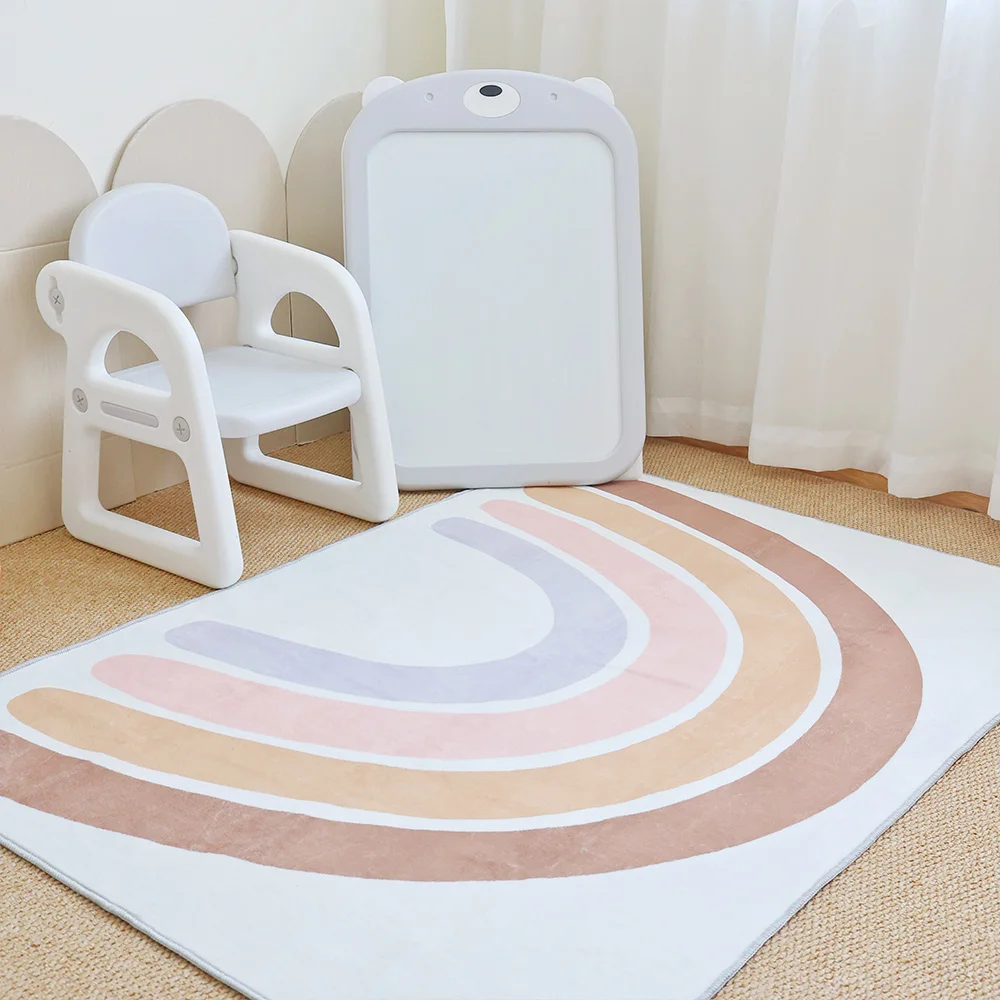 Rainbow Carpet Living Room Nursery Play Mat For Children Bedroom Rugs For Baby Rugs Bedroom Decoration Cloakroom Floor Mat
Rainbow Carpet Living Room Nursery Play Mat For Children Bedroom Rugs For Baby Rugs Bedroom Decoration Cloakroom Floor Mat