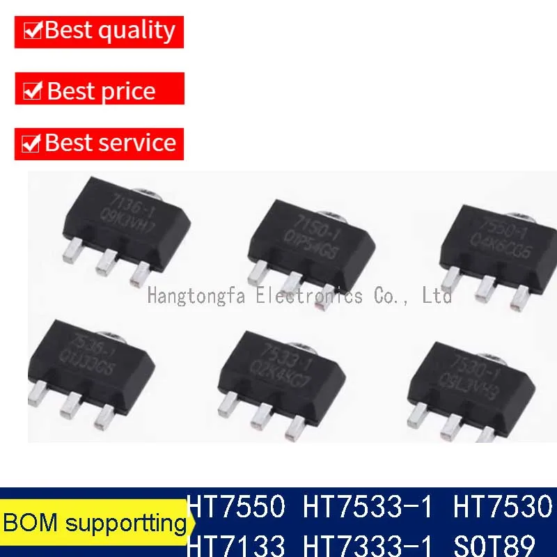 1000 шт./лот HT7550 HT7533-1 HT7530 HT7133/7333-1 SOT89 SMD чип регулятора напряжения с низким падением напряжения, новая катушка
1000 шт./лот HT7550 HT7533-1 HT7530 HT7133/7333-1 SOT89 SMD чип регулятора напряжения с низким падением напряжения, новая катушка