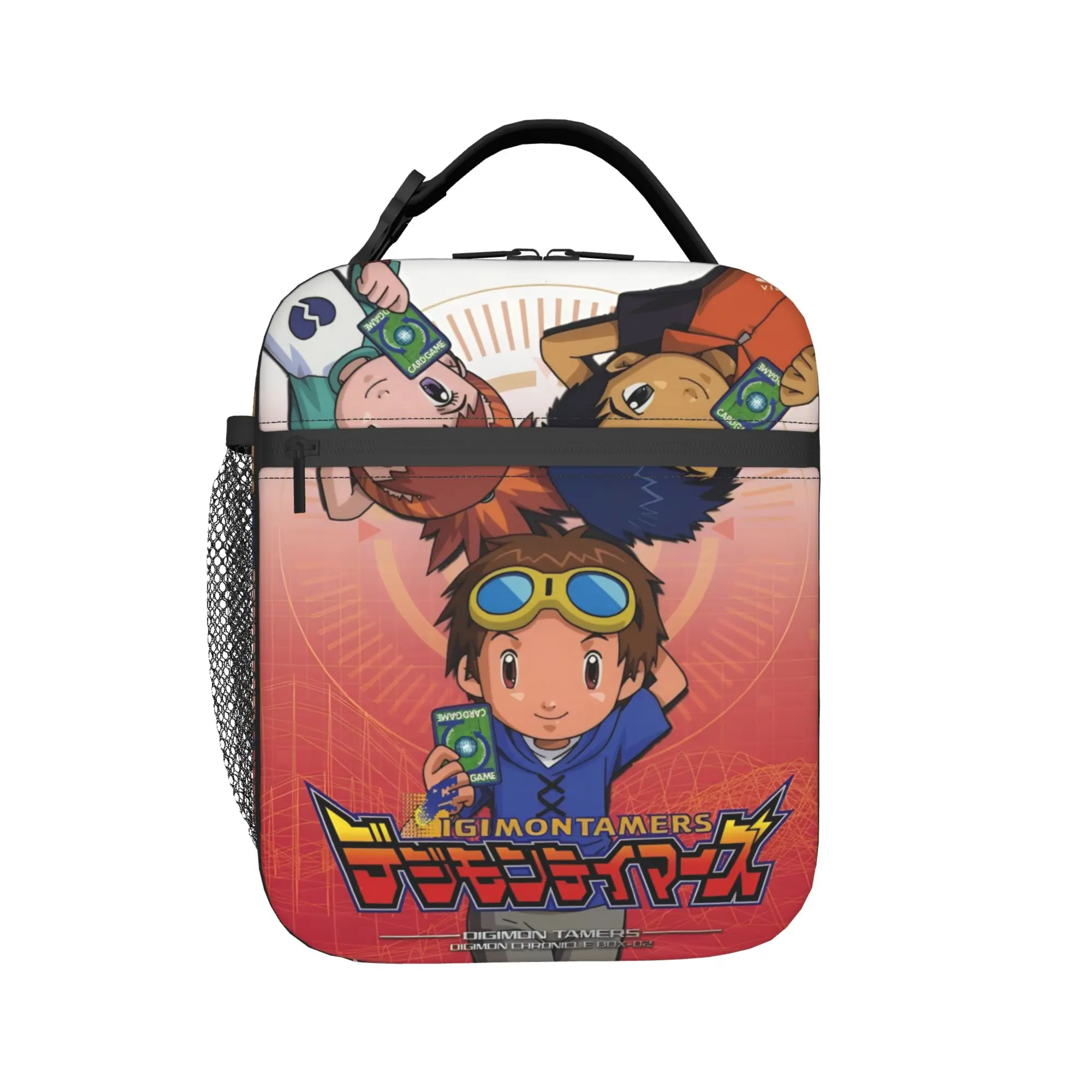 Digital Monster Digimon Accessories Insulated Lunch Tote Bag For Travel Food Container Reusable Thermal Cooler Bento Box
Digital Monster Digimon Accessories Insulated Lunch Tote Bag For Travel Food Container Reusable Thermal Cooler Bento Box