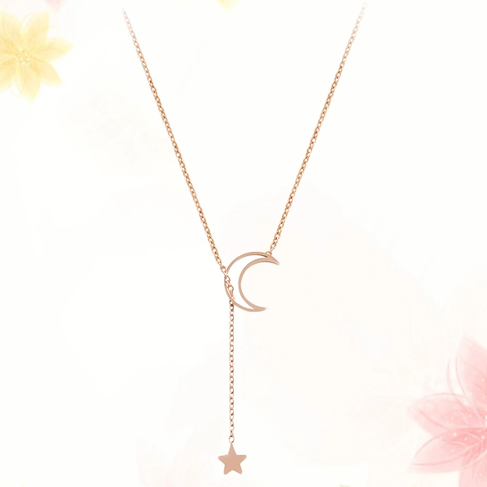 Fashion Necklace Stars Moons Pendant Chain Jewelry for Women Party Wedding Gift Creative Collar Neck Decoration
Fashion Necklace Stars Moons Pendant Chain Jewelry for Women Party Wedding Gift Creative Collar Neck Decoration