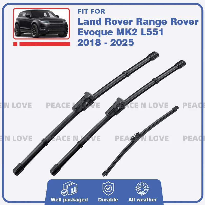Передние и задние щетки стеклоочистителя для Land Rover Range Rover Evoque MK2 L551 2018-2208, лобовое стекло, прочные аксессуары
Передние и задние щетки стеклоочистителя для Land Rover Range Rover Evoque MK2 L551 2018-2208, лобовое стекло, прочные аксессуары
