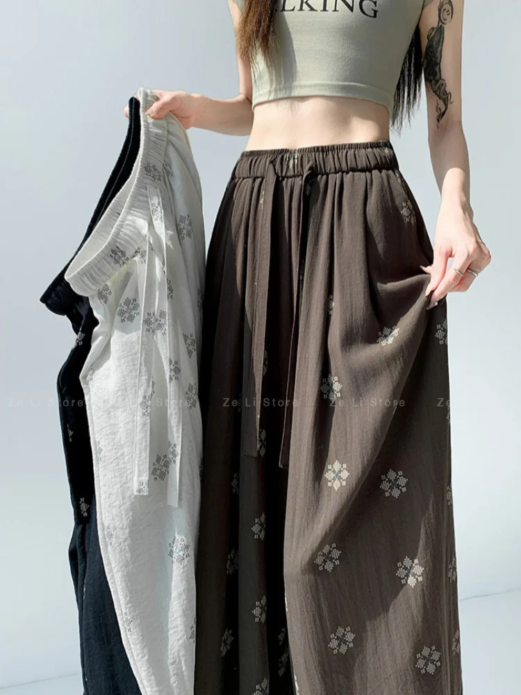 Ice Silk Cotton Linen Printing Balloon Yamamoto Loose Pants Women's Summer Relaxed Lazy Linen Scimitar Casual Pants
Ice Silk Cotton Linen Printing Balloon Yamamoto Loose Pants Women's Summer Relaxed Lazy Linen Scimitar Casual Pants
