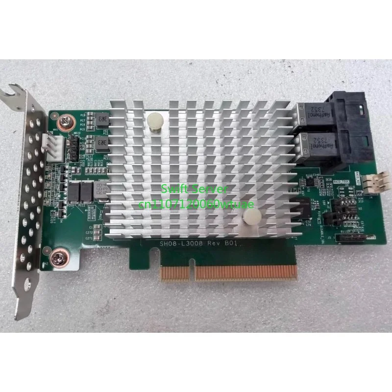 Original SH08 L3008 Rev B01 SAS 3008 12GB SAS RAID Array Controller Card 24001394
Original SH08 L3008 Rev B01 SAS 3008 12GB SAS RAID Array Controller Card 24001394