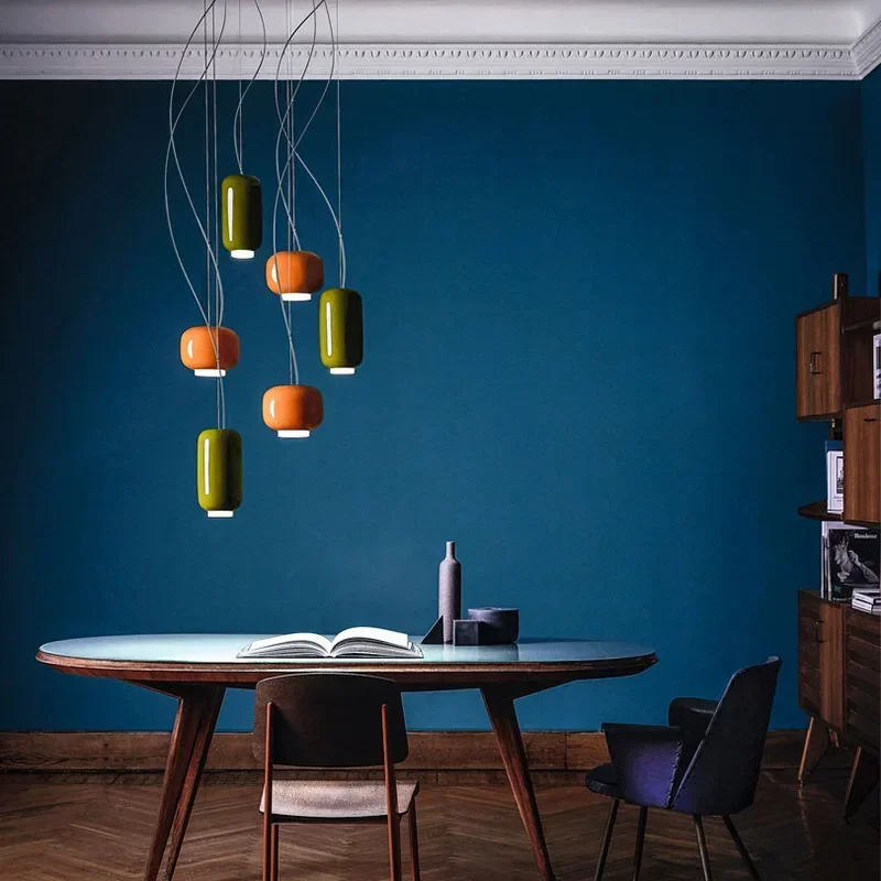 Italian Original Designer Modern Color Glass LED Chandelier Restaurant Bedroom Hotel Pendant Lamps Bar Atmosphere Decor Lighting
Italian Original Designer Modern Color Glass LED Chandelier Restaurant Bedroom Hotel Pendant Lamps Bar Atmosphere Decor Lighting