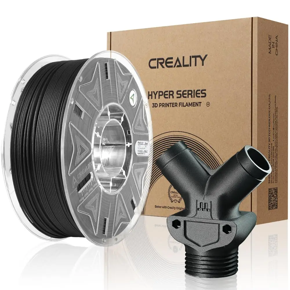 Creality Hyper PA6-CF Carbon Fiber Nylon Filament 1.75mm,3D Printing Material with Engineering-Grade Strength, Heat Resistant,
Creality Hyper PA6-CF Carbon Fiber Nylon Filament 1.75mm,3D Printing Material with Engineering-Grade Strength, Heat Resistant,