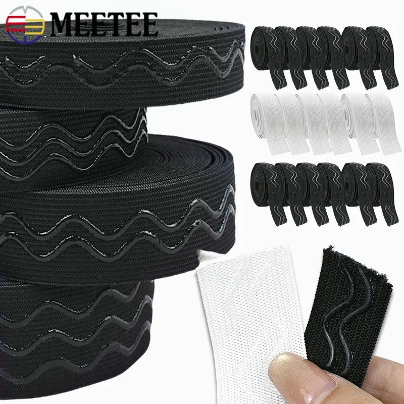 8M Meetee 20-40mm Silicone Elastic Band Non-slip Rubber Bands Bra Strap Underwear Waist Belt Stretch Tape DIY Sewing Accessories
8M Meetee 20-40mm Silicone Elastic Band Non-slip Rubber Bands Bra Strap Underwear Waist Belt Stretch Tape DIY Sewing Accessories