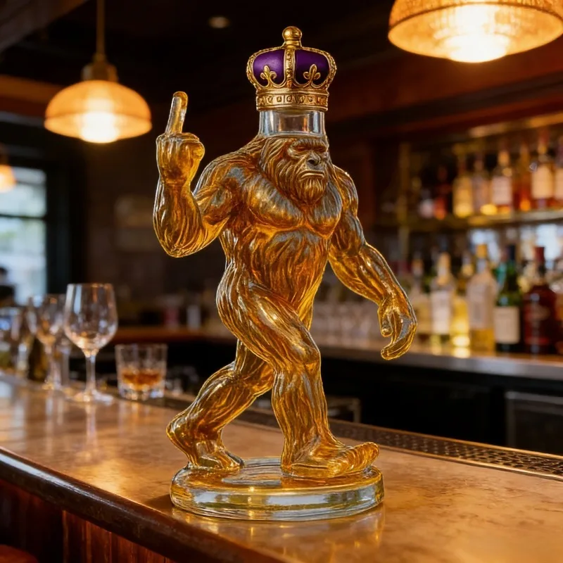 Декантер King Kong Gorilla Glass с короной, креативная бутылка для виски и вина, декоративный контейнер для хранения алкоголя для домашнего бара, уникальный дизайн
Декантер King Kong Gorilla Glass с короной, креативная бутылка для виски и вина, декоративный контейнер для хранения алкоголя для домашнего бара, уникальный дизайн