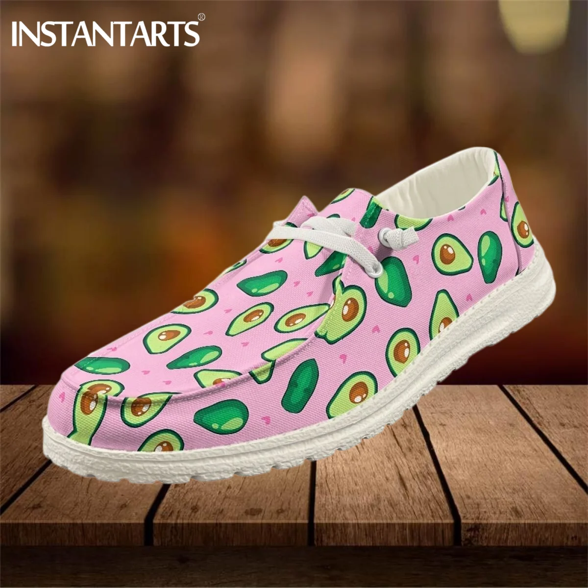 INSTANTARTS Pink Avocado Design Casual Sneakers for Women Men Breathable Lace up Flats Fashion Leisure Shoes Walking Loafers
INSTANTARTS Pink Avocado Design Casual Sneakers for Women Men Breathable Lace up Flats Fashion Leisure Shoes Walking Loafers
