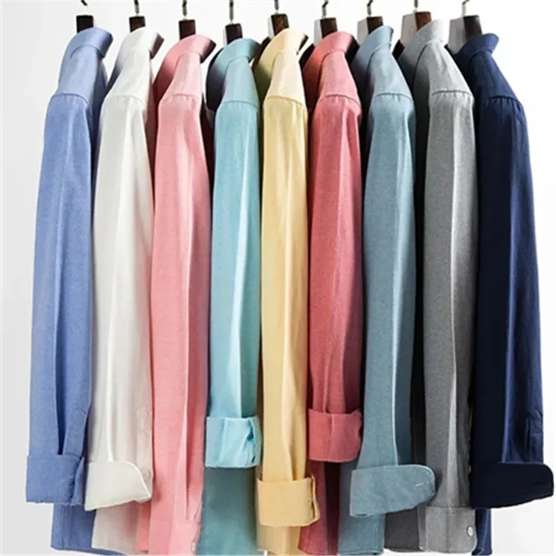 Men's Cotton Oxford Stripe Single Pocket Long Sleeve Slim Fit Comfortable Casual Button Collar Shirt Candy Colored white -pink
Men's Cotton Oxford Stripe Single Pocket Long Sleeve Slim Fit Comfortable Casual Button Collar Shirt Candy Colored white -pink