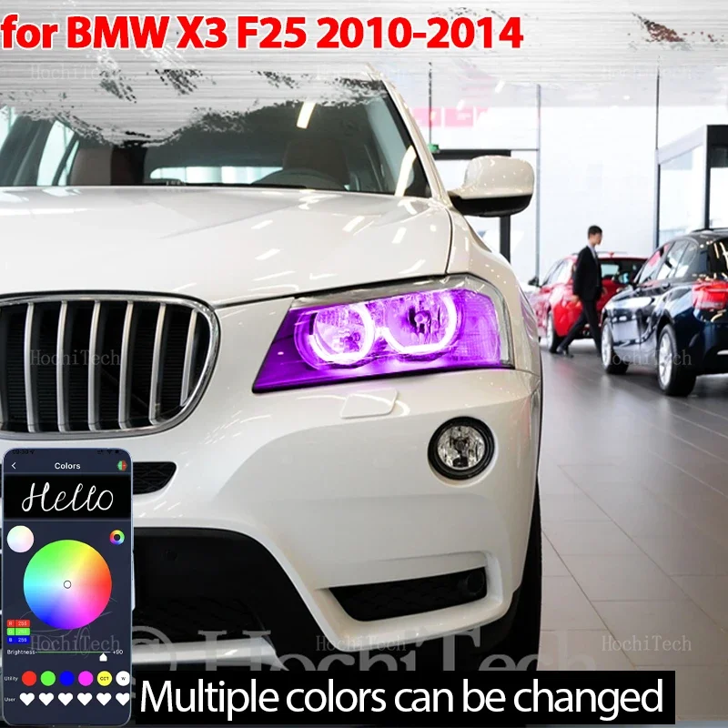 RGB Angel eyes ring kit multi-colored flash Remote control for BMW X3 F25 halogen headlight 2010 2011 2012 2013 2014
RGB Angel eyes ring kit multi-colored flash Remote control for BMW X3 F25 halogen headlight 2010 2011 2012 2013 2014