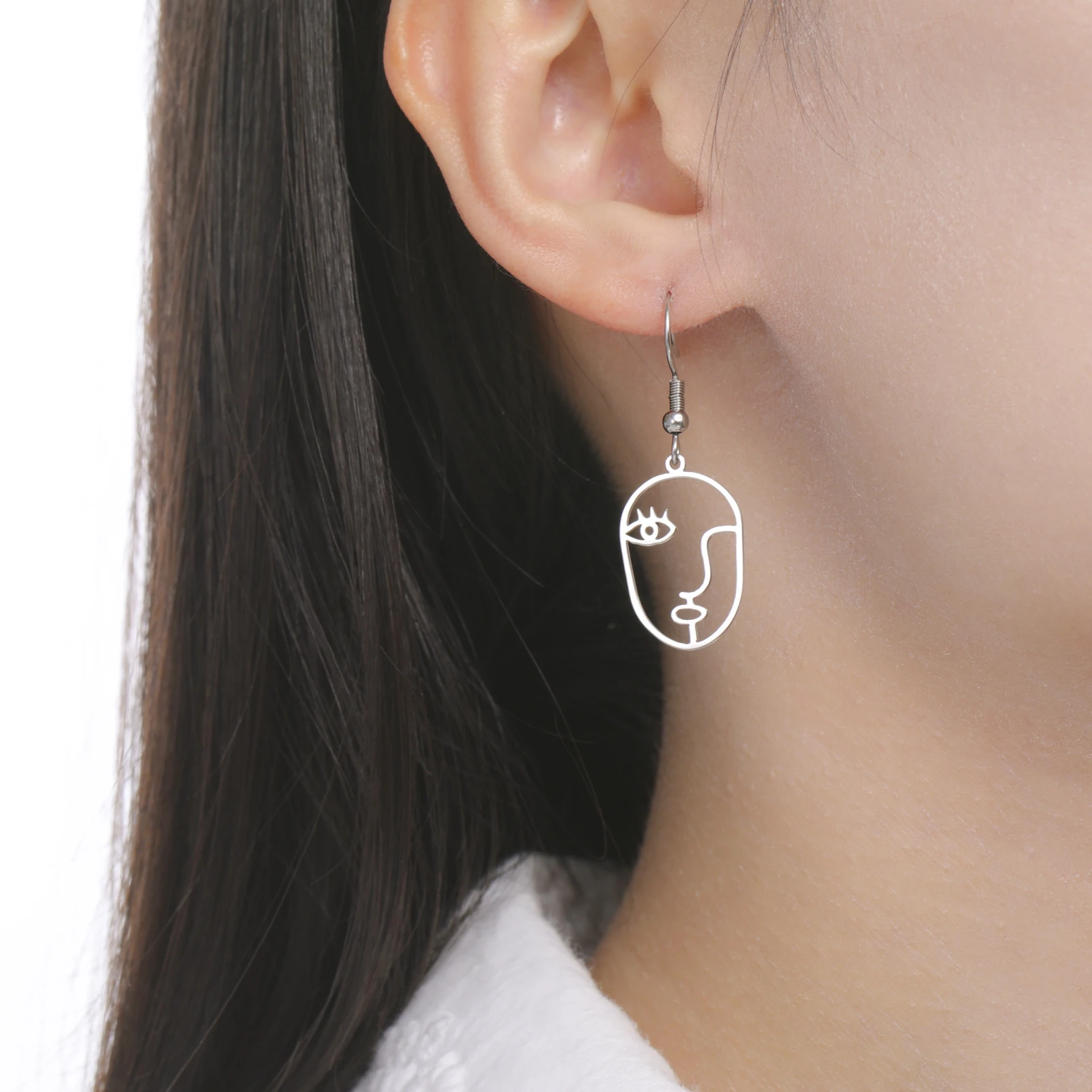 Custom Art Abstract Facial Styling Earrings Customizable Name Paired Niche Clothing Gifts Can Convey Unique Taste And Intention
Custom Art Abstract Facial Styling Earrings Customizable Name Paired Niche Clothing Gifts Can Convey Unique Taste And Intention