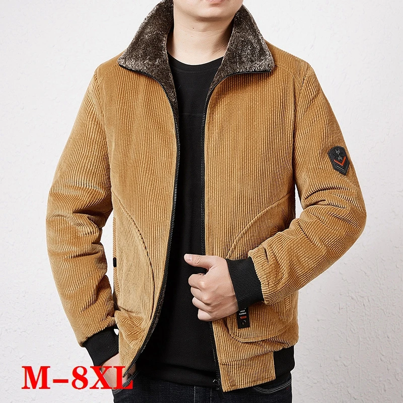 M-8XL cotton jacket men's plus velvet jacket men's coat cotton jacket thick and loose middle-aged and young men's coat
M-8XL cotton jacket men's plus velvet jacket men's coat cotton jacket thick and loose middle-aged and young men's coat