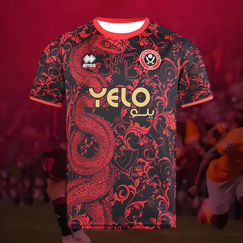 25-26 Popular Sheffield Year of The Snake Special Edition Red Football Short Sleeve Thai Edition Sports Motorcycle Quick Drying
25-26 Popular Sheffield Year of The Snake Special Edition Red Football Short Sleeve Thai Edition Sports Motorcycle Quick Drying