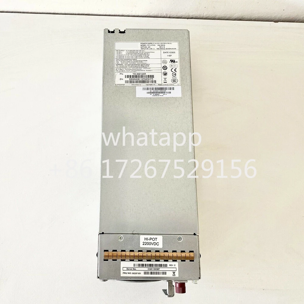 YM-3591A For HP MSA2000 P2000G3 592267-001 573W Disk Enclosure Power Supply Original Quality Fast Ship
YM-3591A For HP MSA2000 P2000G3 592267-001 573W Disk Enclosure Power Supply Original Quality Fast Ship