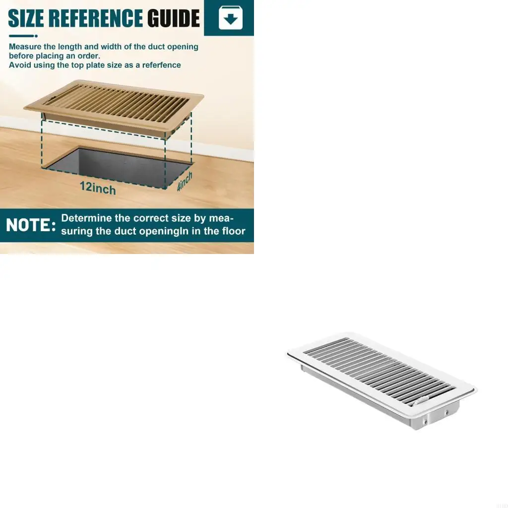 Прочная металлическая напольная вентиляционная решетка, универсальная 11,5x5,5 дюймов, устойчивая к ржавчине конструкция, чехол
Прочная металлическая напольная вентиляционная решетка, универсальная 11,5x5,5 дюймов, устойчивая к ржавчине конструкция, чехол