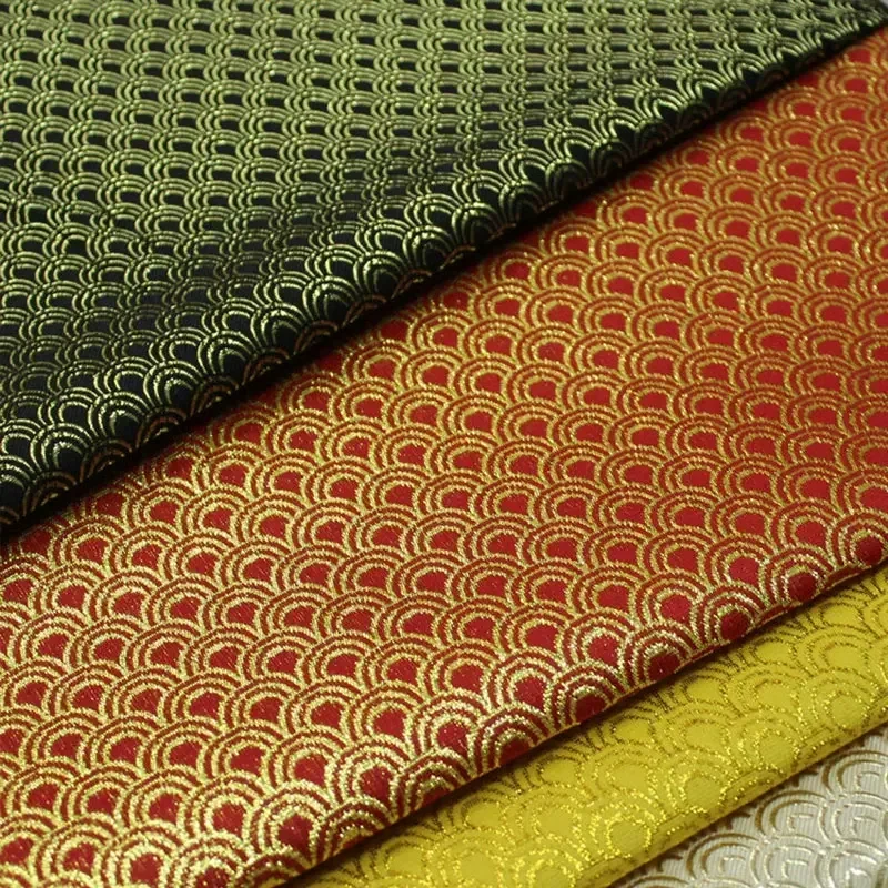 Brocade Jacquard Fabric DIY Mongolian Robe Damask Silk Satin Vintage Fish Scale Pattern Cloth for Sewing Coat Skirt Clothing
Brocade Jacquard Fabric DIY Mongolian Robe Damask Silk Satin Vintage Fish Scale Pattern Cloth for Sewing Coat Skirt Clothing