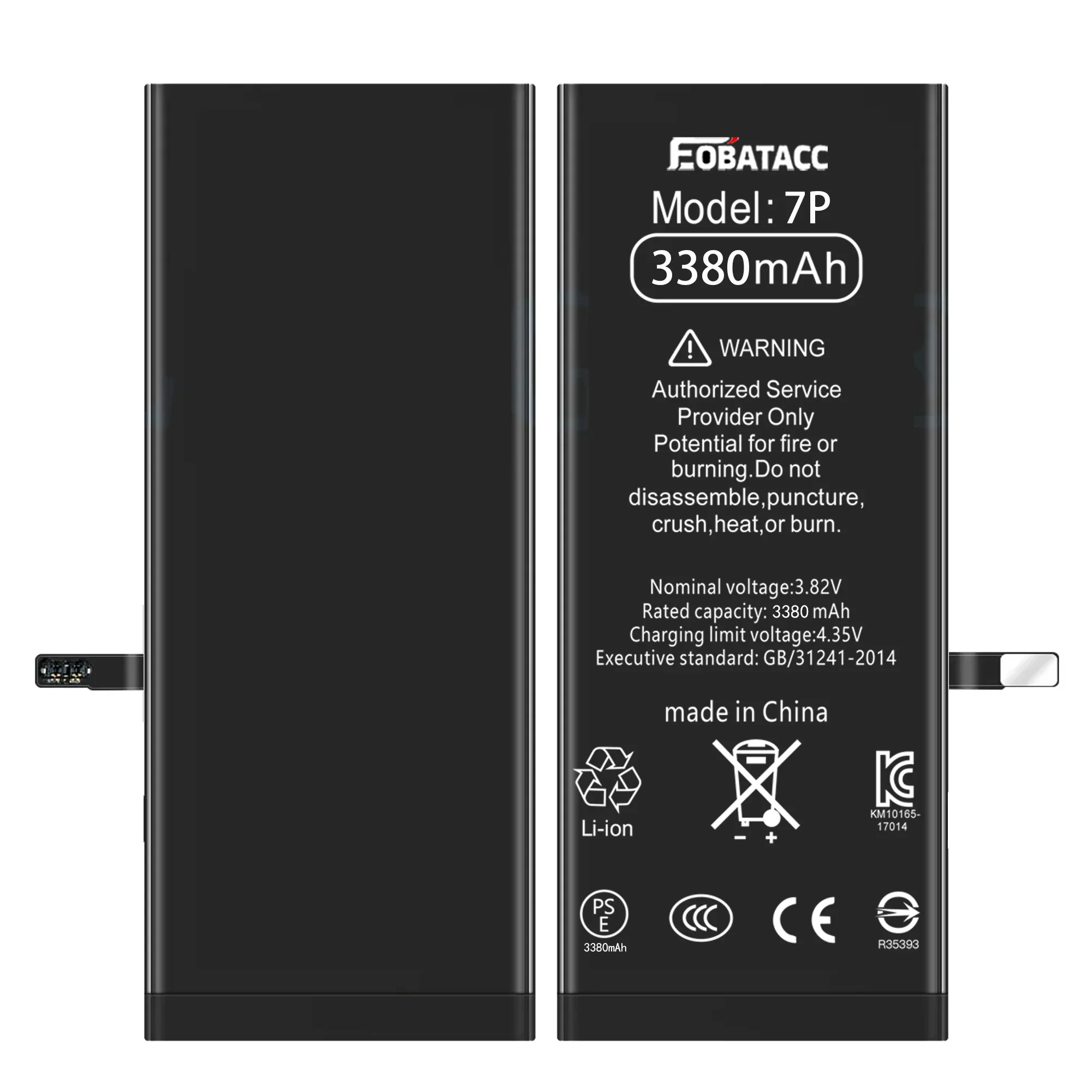 2025 YEARS EOBATACC High Quality 100% new Battery For APPle 7P 3380mah Phone Battery+Tools
2025 YEARS EOBATACC High Quality 100% new Battery For APPle 7P 3380mah Phone Battery+Tools