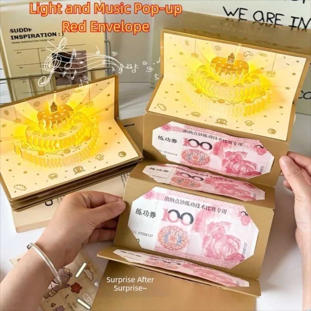 3D Birthday Red Envelope Greeting Card Foldable Multiple Card Slots New Year's Money Red Envelope Birthday Red Envelope
3D Birthday Red Envelope Greeting Card Foldable Multiple Card Slots New Year's Money Red Envelope Birthday Red Envelope
