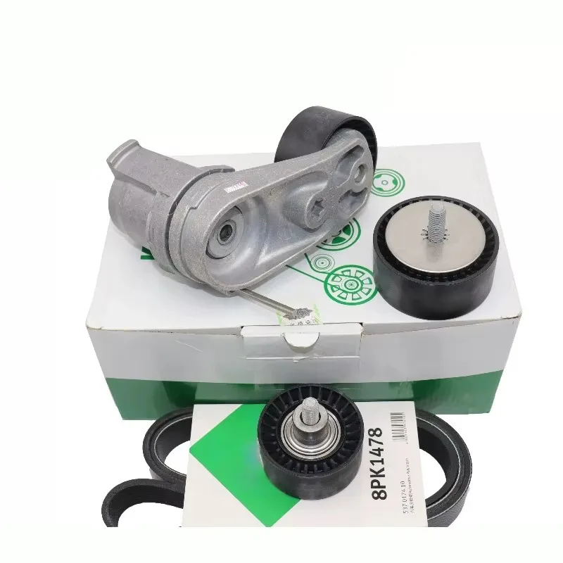 11288604266 suitable for BM W 4 Series 5 Seri es6 Series 7 Series X3X4X5X6N55 Generator Tension Tightening Wheel Idler Belt Set
11288604266 suitable for BM W 4 Series 5 Seri es6 Series 7 Series X3X4X5X6N55 Generator Tension Tightening Wheel Idler Belt Set