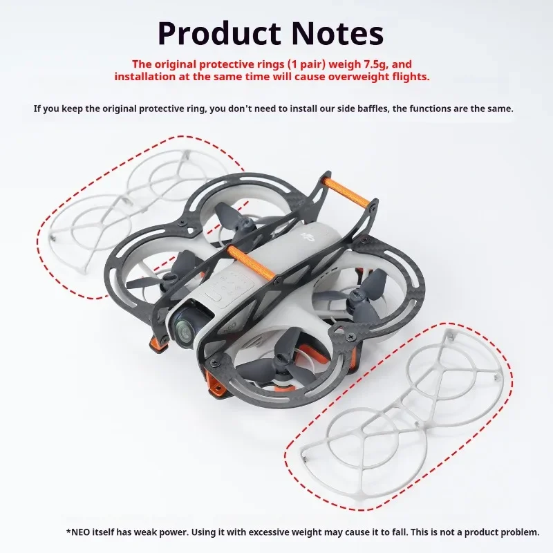 For DJI NEO Full Carbon Fiber Anti-collision Armor Lightweight Anti-Fall Protection Drone Guard Armor Combo Accessories Set
For DJI NEO Full Carbon Fiber Anti-collision Armor Lightweight Anti-Fall Protection Drone Guard Armor Combo Accessories Set