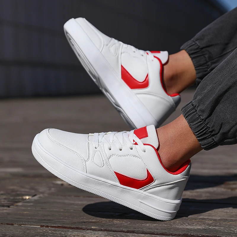 Men's Casual Shoes for Spring Summer Season New Fashion Trend Lace Up Flat Shoes Outdoor Jogging Design High-quality White Shoes
Men's Casual Shoes for Spring Summer Season New Fashion Trend Lace Up Flat Shoes Outdoor Jogging Design High-quality White Shoes
