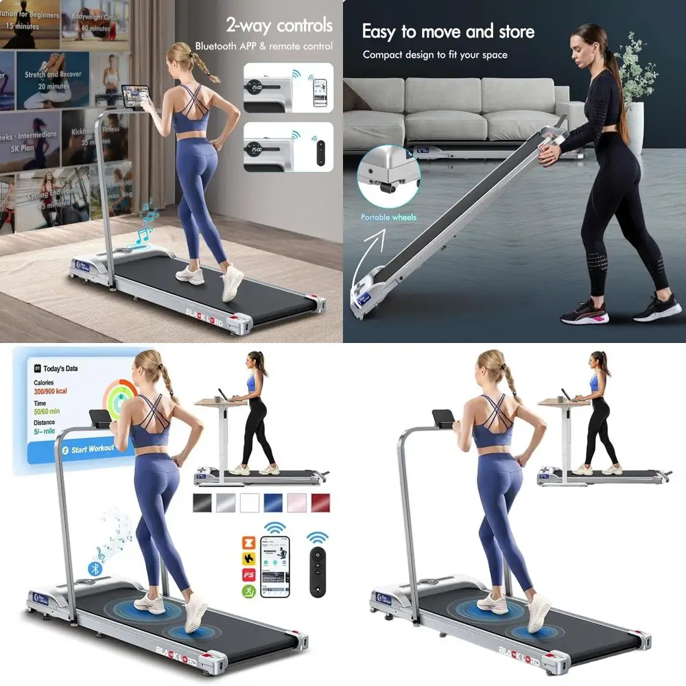 Портативная беговая дорожка под стол с ручкой, 2.7 л.с., Bluetooth-колонка, бесшумная, LED-дисплей, управление через приложение/пульт, нагрузка до 150 кг
Портативная беговая дорожка под стол с ручкой, 2.7 л.с., Bluetooth-колонка, бесшумная, LED-дисплей, управление через приложение/пульт, нагрузка до 150 кг