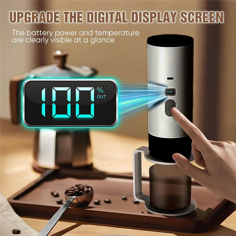 B64B-3In1 Cordless Electric Coffee Maker Work Portable 3In1 Coffee Maker 72W 12V Espresso Machine For Car & Home Camping
B64B-3In1 Cordless Electric Coffee Maker Work Portable 3In1 Coffee Maker 72W 12V Espresso Machine For Car & Home Camping