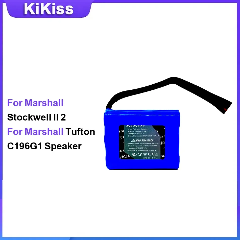 Battery For Marshall Stockwell II 2 Tufton C196G1 Speaker C406A3-1(Version 1) Quality you can trust
Battery For Marshall Stockwell II 2 Tufton C196G1 Speaker C406A3-1(Version 1) Quality you can trust