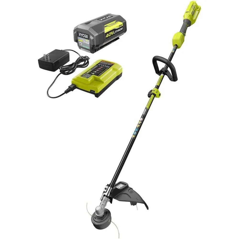 40-Lithium-Ion CordlAttachment able String Trimmer, 4.0 Ah Battery and Inc
40-Lithium-Ion CordlAttachment able String Trimmer, 4.0 Ah Battery and Inc