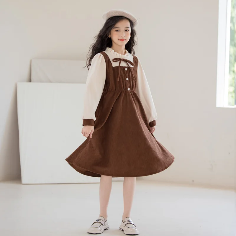 Girls' clothing 2026 new style girls' dress spring and autumn wear
Girls' clothing 2026 new style girls' dress spring and autumn wear