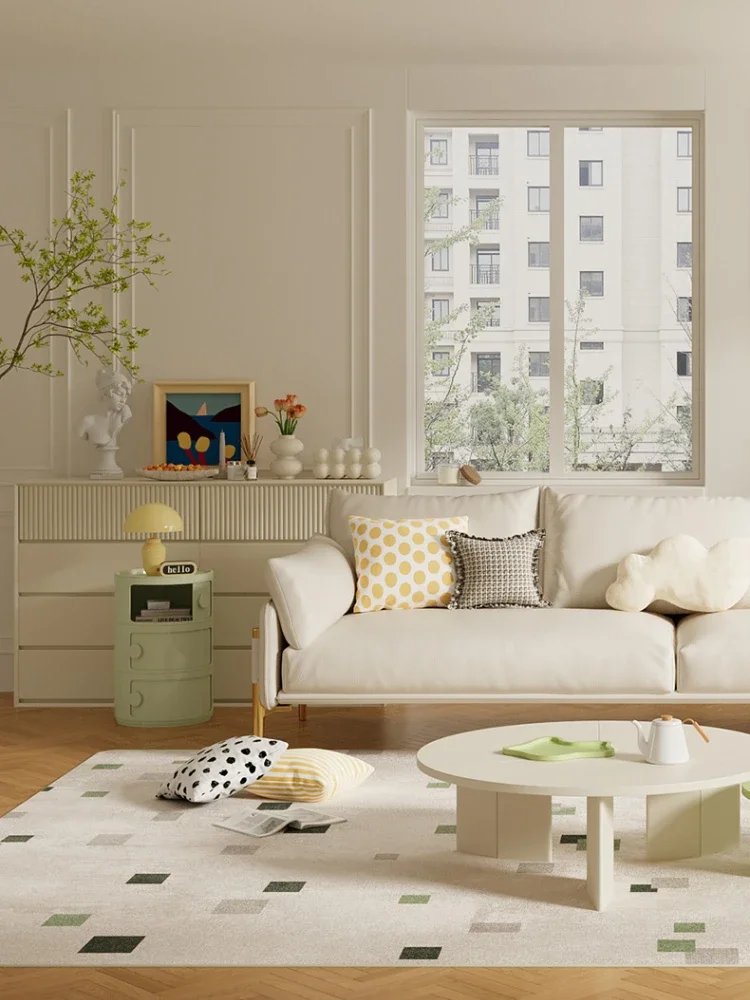 Cream Style Light Luxurious Living Room Carpet Non-slip Machine Washable Carpets Comfortable Soft Bedroom Decorative Rug السجاد
Cream Style Light Luxurious Living Room Carpet Non-slip Machine Washable Carpets Comfortable Soft Bedroom Decorative Rug السجاد