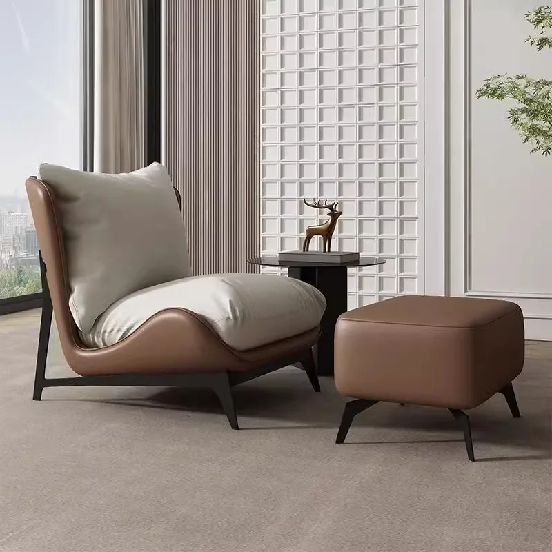 Modern Luxury Nordic Living Room Arm Chairs Accent Lounge Sofa for Sale Single Recliner Footrest Relax Sitting Home Furniture
Modern Luxury Nordic Living Room Arm Chairs Accent Lounge Sofa for Sale Single Recliner Footrest Relax Sitting Home Furniture