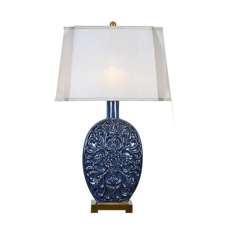 Bedroom bedside table lamp wedding room simple warm luxury living room decorative table lamp study ceramic table lamp
Bedroom bedside table lamp wedding room simple warm luxury living room decorative table lamp study ceramic table lamp