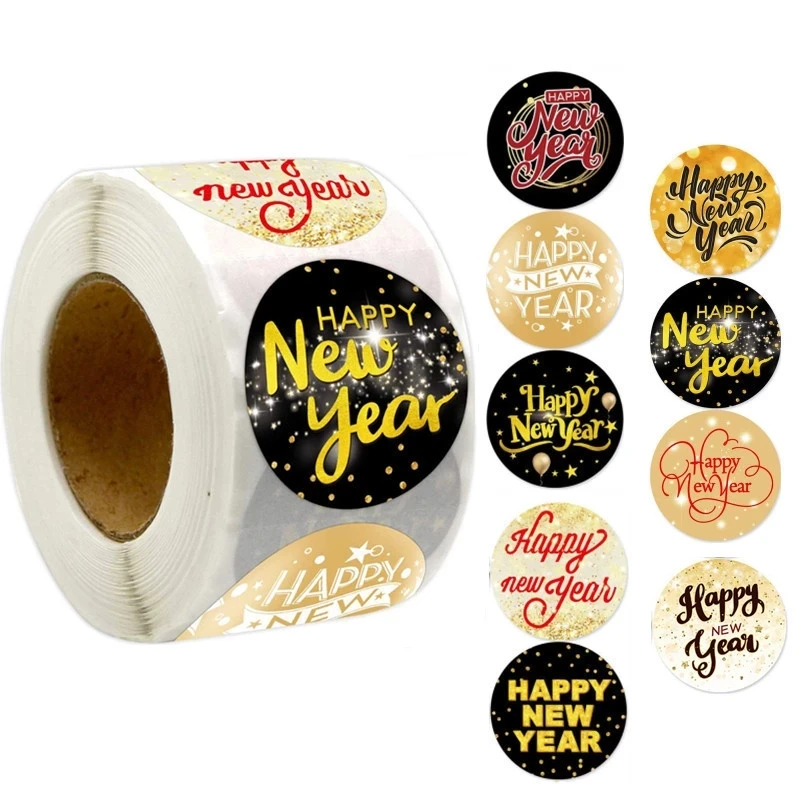Happy New Year Stickers 500Pcs Scrapbooking Diary Christmas Gift Sealing Sticker Birthday Party New Year Gift Decoration Label
Happy New Year Stickers 500Pcs Scrapbooking Diary Christmas Gift Sealing Sticker Birthday Party New Year Gift Decoration Label