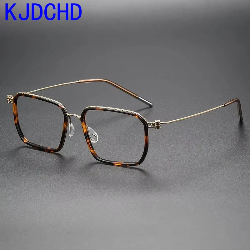Pure Titanium Glasses Frame Men Square Prescription Eyeglasses Frame Korean Denmark Women Myopia Optical Frame Screwless Eyewear
Pure Titanium Glasses Frame Men Square Prescription Eyeglasses Frame Korean Denmark Women Myopia Optical Frame Screwless Eyewear