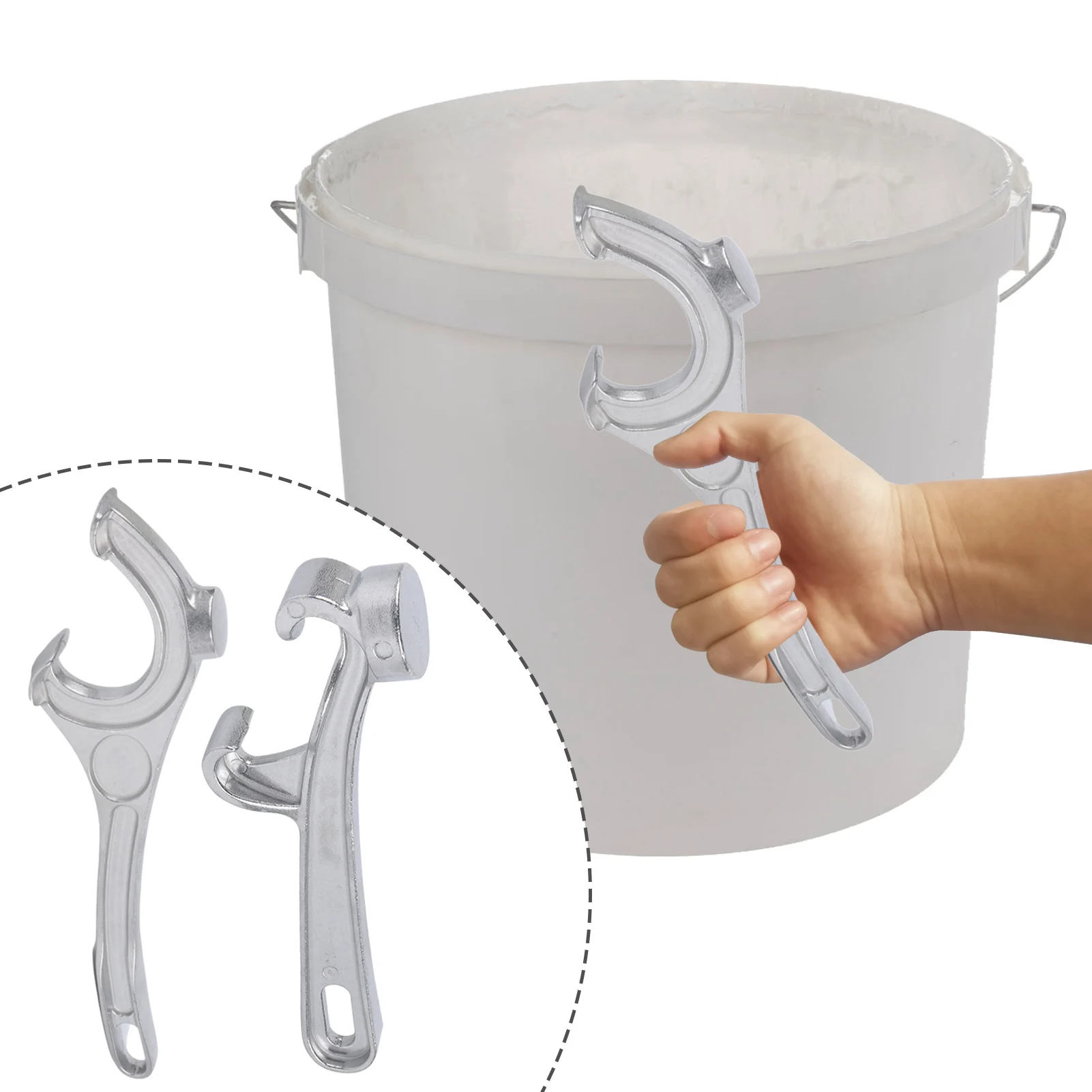 Aluminum Bucket Opener Durable Bucket Lid Opener Paint Can Lid Opener Home Office Opener Wrench Tool Labor-Saving Tools
Aluminum Bucket Opener Durable Bucket Lid Opener Paint Can Lid Opener Home Office Opener Wrench Tool Labor-Saving Tools