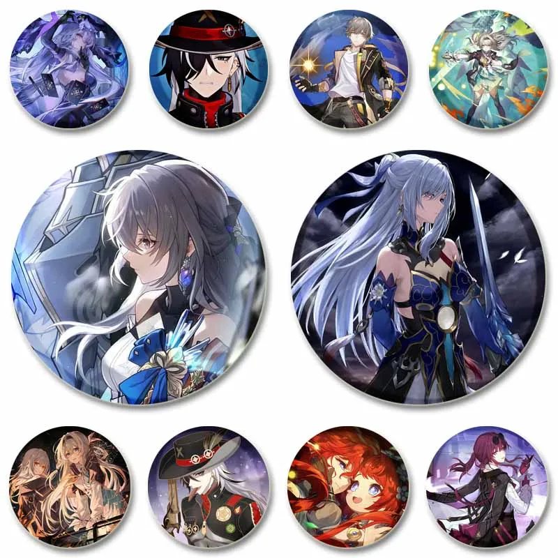 Cartoon Game Honkai Star Rail Brooch Cute Tinplate Soft Button Pins Round Badge Clothing Backpack Jewelry Accessories Toys Gifts
Cartoon Game Honkai Star Rail Brooch Cute Tinplate Soft Button Pins Round Badge Clothing Backpack Jewelry Accessories Toys Gifts