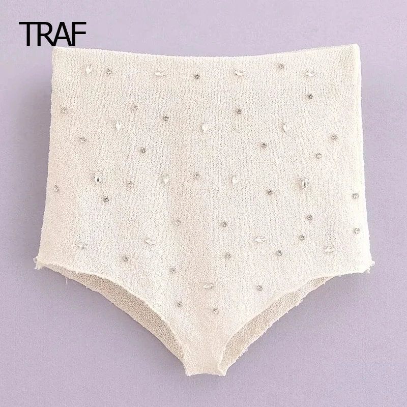 TRAF Rhinestones Short Women's Shorts Summer 2024 Mini High Waist Shorts Sexy Wear Booty Shorts Korean Style Elegant Beach Short
TRAF Rhinestones Short Women's Shorts Summer 2024 Mini High Waist Shorts Sexy Wear Booty Shorts Korean Style Elegant Beach Short