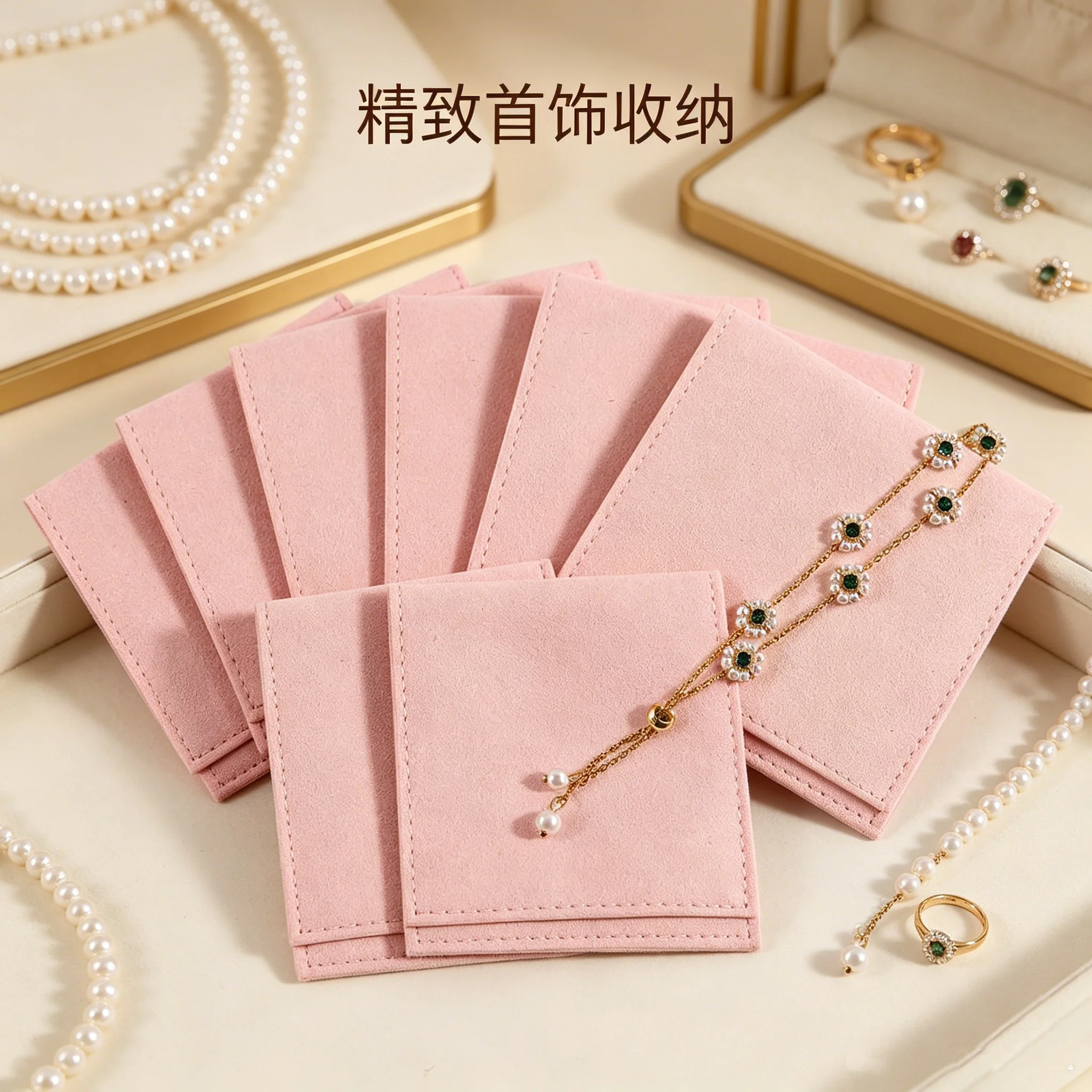 50Pcs/Lot 8*8cm Microfiber Jewelry Bag NO LOGO High Quality Velvet Pouch Bag Jewelry Packaging Pouch Without Logo
50Pcs/Lot 8*8cm Microfiber Jewelry Bag NO LOGO High Quality Velvet Pouch Bag Jewelry Packaging Pouch Without Logo