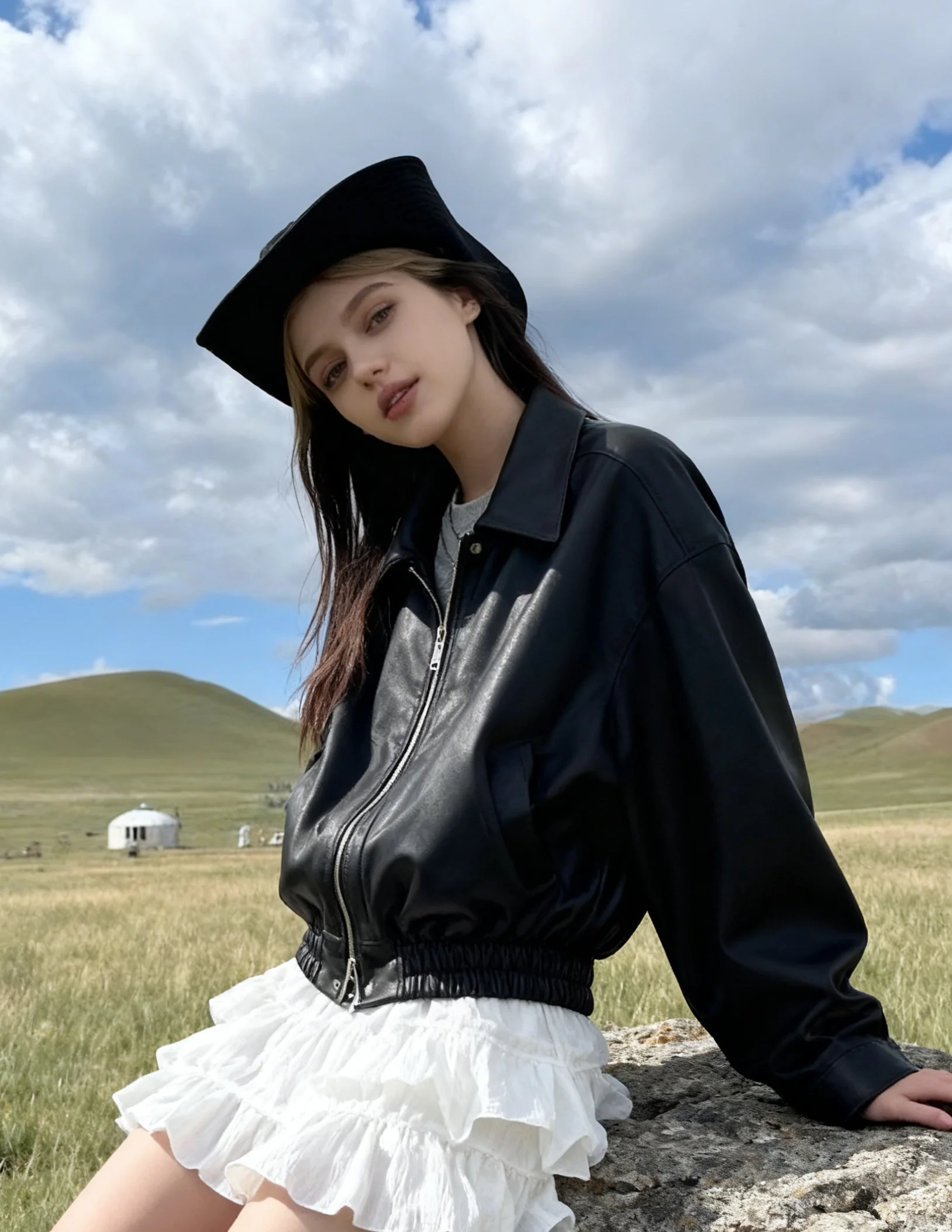 Biker Jackets Womens Jacket Detachable Spring Adjustable Air Lining Asymmetrical Cropped Color-Clashing Artistic Modern City Ins
Biker Jackets Womens Jacket Detachable Spring Adjustable Air Lining Asymmetrical Cropped Color-Clashing Artistic Modern City Ins