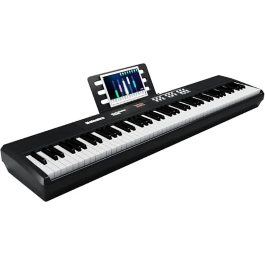 Weighted Piano 88-Key Digital Piano for home practice, premium plastic keys with matte black finish, realistic hammer action an
Weighted Piano 88-Key Digital Piano for home practice, premium plastic keys with matte black finish, realistic hammer action an